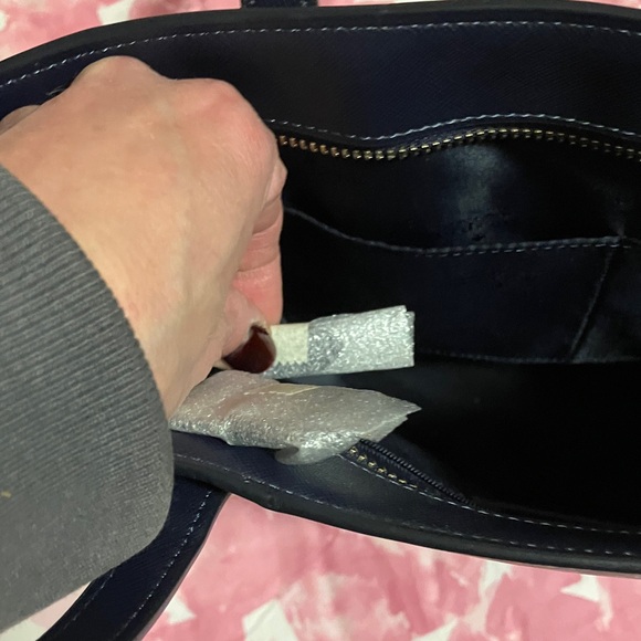 Kate Spade Navy Floral Tote Bag brand new no tags - Picture 11 of 13